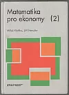 Matematika pro ekonomy 2)