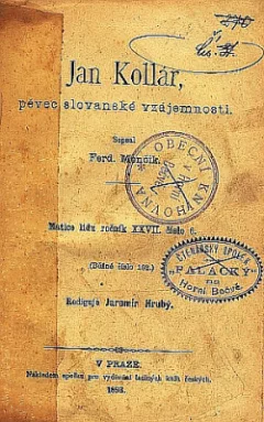 Jan Kollár: pěvec slovanské vzájemnosti