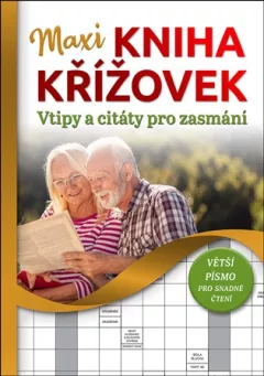 Maxi kniha křížovek - Vtipy a citáty pro zasmání