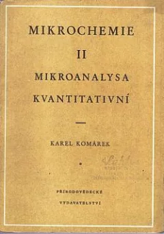 Mikrochemie. II, Mikroanalysa kvantitativní