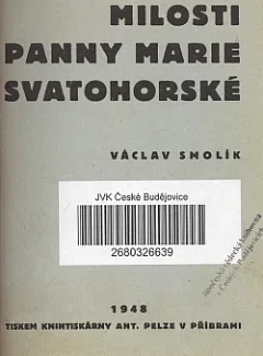 Milosti Panny Marie Svatohorské v obrazech