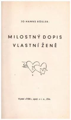 Milostný dopis vlastní ženě