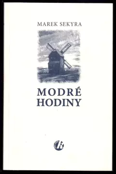Modré hodiny + PODPIS AUTORA