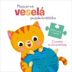 Moja prvá veselá puzzle knižôčka Zvieratká sa učia protiklady (slovensky)