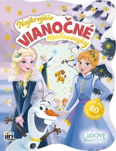 Najkrajšie vianočné maľovanky so samolepkami Ľadové kráľovstvo