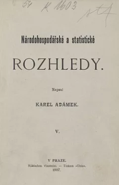 Národohospodářské a statistické rozhledy V.