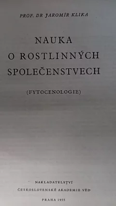 Nauka o rostlinných společenstvech