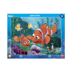 Nemo v bezpečí - rámové puzzle 40 dílků