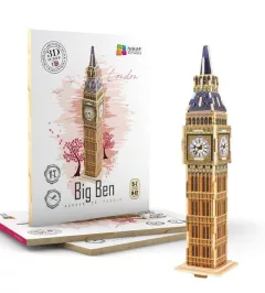 NiXiM Dřevěné 3D puzzle