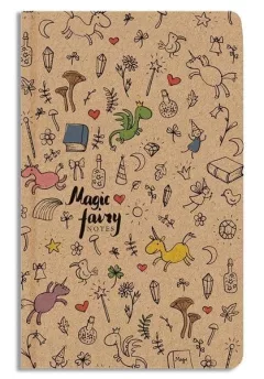 Notes linkovaný A5 kraft Kouzelný