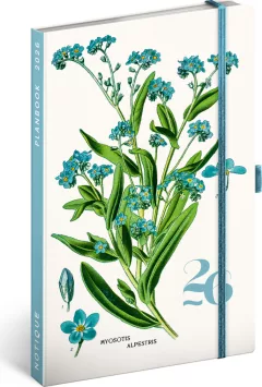 NOTIQUE Planbook diář/notes Herbář 2026, 13 x 21 cm