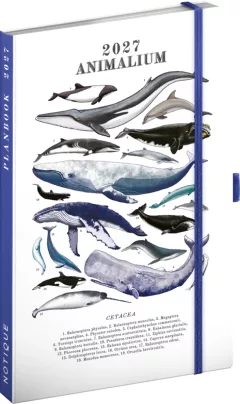 NOTIQUE Planbook planner/notebook Marine Life 2027, 13 x 21 cm