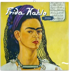 NOTIQUE Poznámkový kalendář Frida Kahlo 2026, 30 x 30 cm