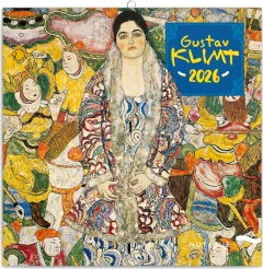 NOTIQUE Poznámkový kalendář Gustav Klimt 2026, 30 x 30 cm