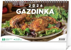 NOTIQUE Stolový kalendár Gazdinka 2026, 23,1 x 14,5 cm