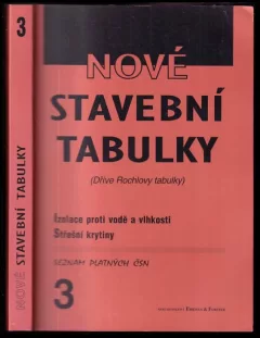 Nové stavební tabulky