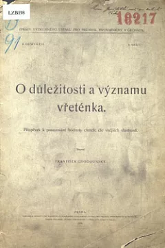 O důležitosti a významu vřeténka
