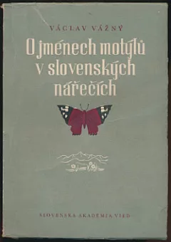 O jménech motýlů v slovenských nářečích