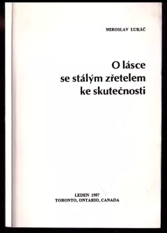O lásce se stálým zřetelem ke skutečnosti