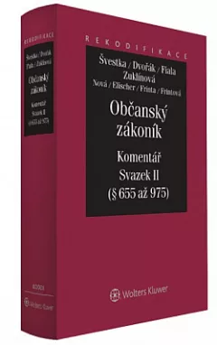 Občanský zákoník – Komentář. Svazek II