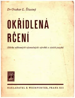 Okřídlená rčení