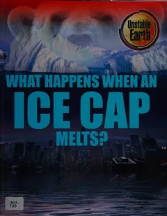 What happens when an ice cap melts?