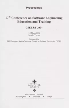 17th Conference on Software Engineering Education and Training