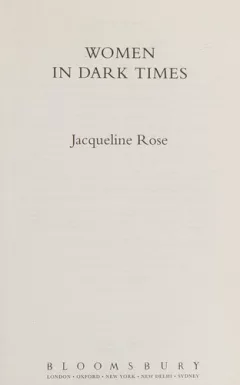 Women in dark times