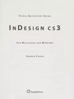 InDesign CS3 for Macintosh and Windows