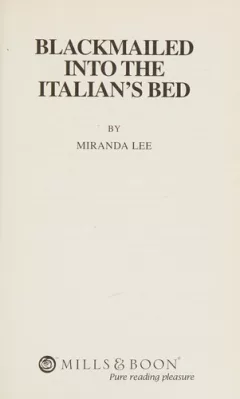 Blackmailed into the Italian's bed