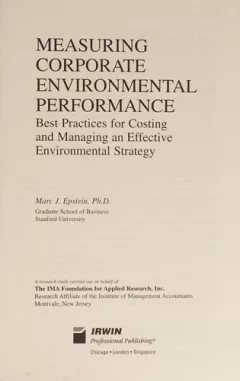 Measuring corporate environmental performance