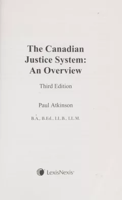 The Canadian justice system