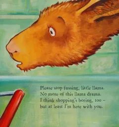 Llama llama shopping drama