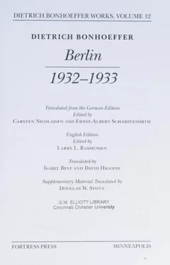 Berlin, 1932-1933