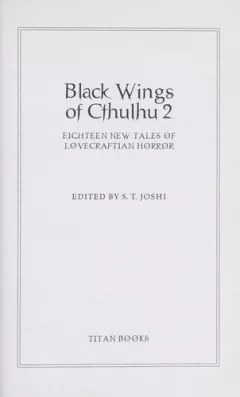 Black wings of Cthulhu