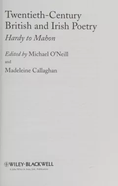 Twentieth century British and Irish poetry