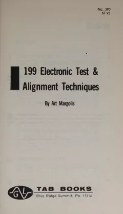 199 electronic test & alignment techniques.