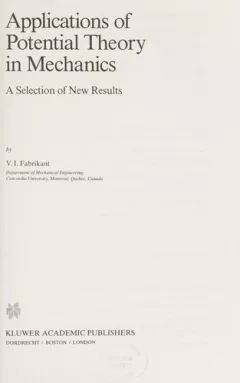 Applications of potential theory in mechanics