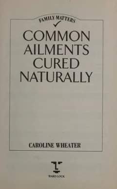 Common ailments cured naturally