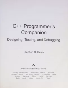 C++ programmer's companion