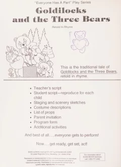 Goldilocks and the three bears