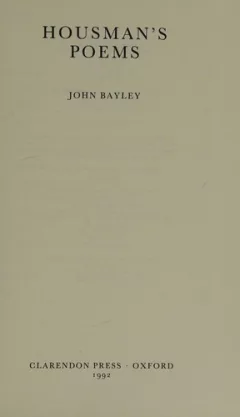 Housman's poems
