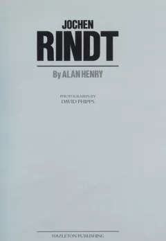Rindt - Driver's Profile (Driver Profiles)