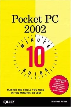10 Minute Guide to Pocket PCs 2002