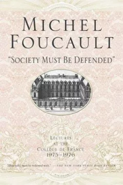 Society must be defended