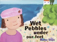 Wet pebbles under our feet