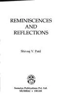 Reminiscences and reflections