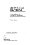 Second-hand knowledge
