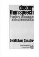 Deeper than speech