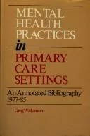 Mental health practices in primary care settings